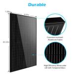 SUNGOLDPOWER 370W Monocrystalline Solar Panel Set
