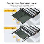 BougeRV Flat Roof Rack for Solar Panels