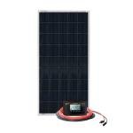 Go Power Overlander Charging Kit 200W - 12V Solar Panel Kit w/ 30-Amp Bluetooth® PWM Controller, Expandable Up to 600W, Includes 2X 25ft Solar Output Cables (Male and Female) for RV & Dry Camping Use