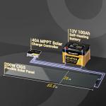 BougeRV 200W Flexible Thin-Film Solar Panel