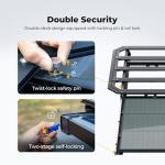 BougeRV Flat Roof Rack for Solar Panels