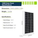 ExpertPower 800W 12V Solar Panel Kit | 800W Mono Rigid Solar Panels, 60A MPPT Solar Charge Controller | RV, Trailer, Camper, Marine, Off Grid, Solar Projects