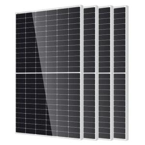 Fellow Energy 4PCS 550 Watt Solar Panel, High Efficiency Monocrystalline PV Module Power Charger, Bifacial Solar Panel for RV Marine Rooftop Farm Camper Vehicle Caravan Other Off Grid Applications