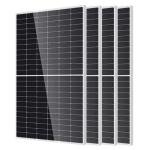 Fellow Energy 4PCS 550 Watt Solar Panel, High Efficiency Monocrystalline PV Module Power Charger, Bifacial Solar Panel for RV Marine Rooftop Farm Camper Vehicle Caravan Other Off Grid Applications