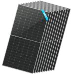 SUNGOLDPOWER 16BB N-Type 10pcs 560W Bifacial PERC Solar Panel Monocrystalline,High Efficiency Solar Panel for Charging Station,Rooftop,Household,Marine,RV,On/Off Grid Solar system(10pcs 560W Bifacial)