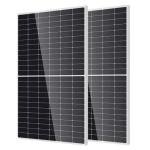 FELLOW ENERGY 2PCS 550 Watt Solar Panel, High Efficiency Monocrystalline PV Module Power Charger, Bifacial Solar Panel for RV Marine Rooftop Farm Camper Vehicle Caravan Other Off Grid Applications