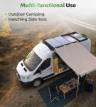 StarONE Adjustable Solar Van Roof Rack fit for Ford Transit 148" WB (Low/Medium/High Roof) | Multi-Functional Roof Rack for Solar Panels,Side Tents,Ladder & Accessories