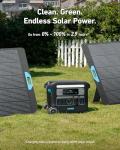 Anker SOLIX F2000 Solar Generator with 2 Panels