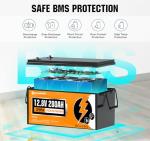 ECO-WORTHY 1200W 4.68KWH Off-Grid Solar Panel System for RVs, Sheds, Cabins and Home:6pcs 195W Bificial Solar Panels+2pcs 12.8V 280Ah Lithium Battery+24V 3000W Solar Hybrid Inverter