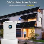 ECO-WORTHY 10KW Output Home Off-Grid Solar Power System: 30.72kwh Server Cabinet with Communication Lithium Battery, Large Capacity, More Freedom.4920W Monocrystalline Photovoltaic Solar Panel Matrix.