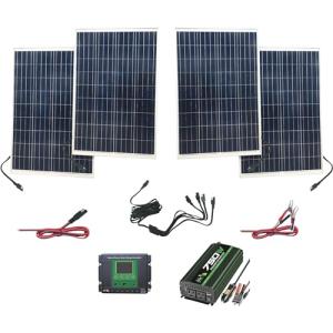 Nature Power 440 Watt Complete Solar Kit (750W Inverter & 30A CC)