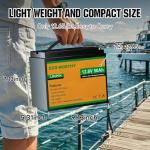 ECO-WORTHY 24V Solar Well Pump Kit - Submersible Stainless Steel Pump for Well, Pond, Farm, Home | 4x100W Mono Solar Panels, 50AH Lithium Battery & Controller | 3-Package Delivery