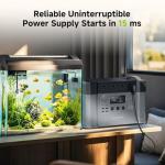 ALLPOWERS S2000 Portable Power Station, with 400W SP037 Foldable Solar Panel, 1500Wh/2000w Battery Backup, Solar Power Bank for 11 Devices, for Outdoor Camping, Traveling, Emergencies