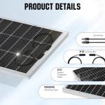 ECO-WORTHY 195W Bifacial Monocrystalline Solar Panel