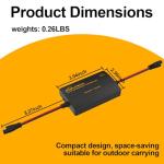 SOLPERK 8A 12V Waterproof Solar Charge Controller