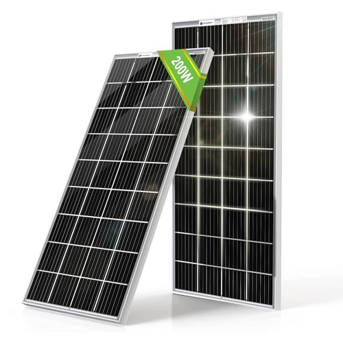 ECO-WORTHY 100W Bifacial Monocrystalline Solar Panels