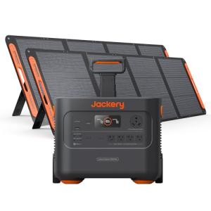 Jackery Solar Generator 2000 Plus with Solar Panels