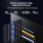 BougeRV 100W 12V Bifacial Solar Panel