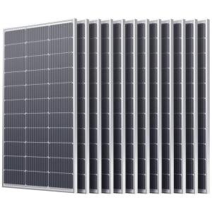 Callsun 1200W 12PCS Monocrystalline Solar Panels