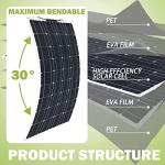 1200W Flexible Solar Panel Kit for RVs and Camping