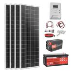 400W Solar Power Kit with 200Ah Battery