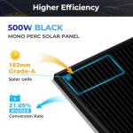 SUNGOLDPOWER 500W Monocrystalline Solar Panel Set