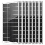 150W Solar Panel 8-Pack for Home and RV