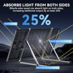 300W Bifacial High Efficiency Monocrystalline Solar Panel