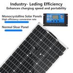 300W 12V Monocrystalline Solar Panel Kit with Controller
