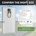 150W Solar Panel 8-Pack for Home and RV