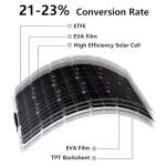300W 12V Monocrystalline Solar Panel Kit with Controller