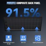 300W Bifacial High Efficiency Monocrystalline Solar Panel