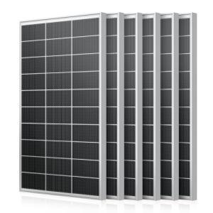 Set of 6 High-Efficiency 200W Solar Panels