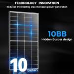 TATOODAA 300 Watt Solar Panels - 4 Pack