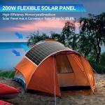200W Flexible Monocrystalline Solar Panel for Off-Grid