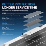 200W Flexible Monocrystalline Solar Panel for Off-Grid