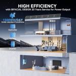 TATOODAA 300W High Efficiency Bifacial Solar Panel