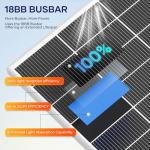 Set of 6 High-Efficiency 200W Solar Panels