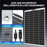 200W Flexible Monocrystalline Solar Panel for Off-Grid