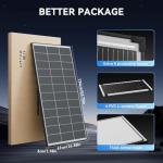 TATOODAA 300W High Efficiency Bifacial Solar Panel