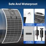 200W Flexible Monocrystalline Solar Panel for Off-Grid