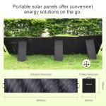 400W Foldable Solar Panel for Generators