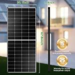 3 High-Efficiency Solar Panels 1200W, 400W, 12/24V