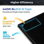 SUNGOLDPOWER 440W N-Type Monocrystalline Solar Panel