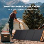 Jackery SolarSaga 200W Foldable Bifacial Solar Panel