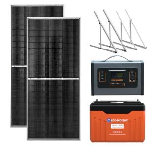 ECO-WORTHY 390W Off-Grid Solar Panel Kit