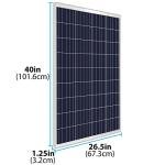 Mighty Max 100W 12V Waterproof Solar Panel Charger