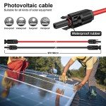 iGreely 1 Pair 6.5 ft MC4 Solar Cable Set