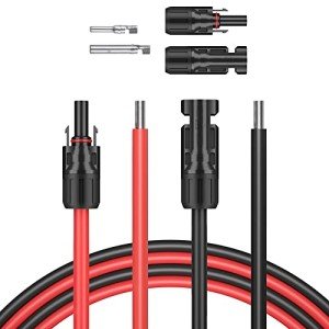5FT 10AWG Solar Panel Wire with Connectors