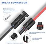 5FT 10AWG Solar Panel Wire with Connectors